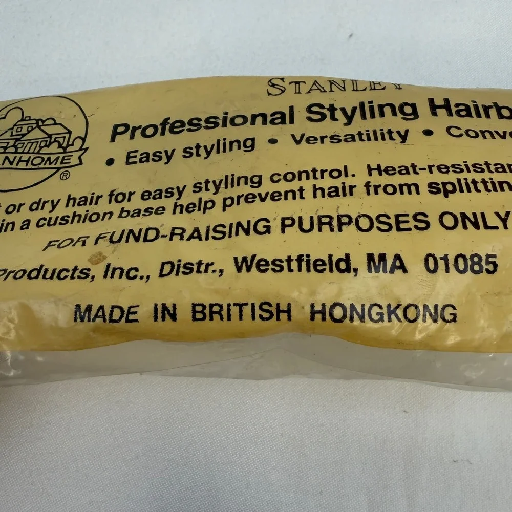 Vintage Stanley Stanhome Professional Styling Hairbrush SHP-1 4038 New Sealed